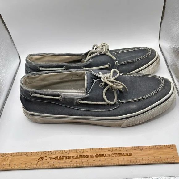 Sperry Topsider Boat Shoes –Navy Blue- men’s – size 12 - Picture 4 of 5